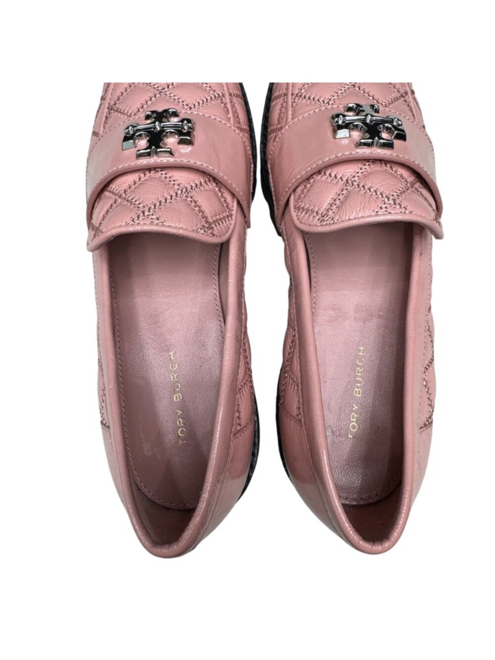 NEW Tory Burch Mini Everly Chunky Quilted Patent Loafers Women's, Size 7M NWOB - Picture 4 of 9